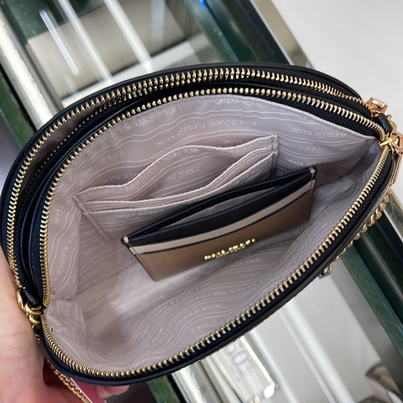 Kate Spade Morgan Colorblocked Double-zip Dome Crossbody & Morgan Cardholder NWT - Picture 11 of 14